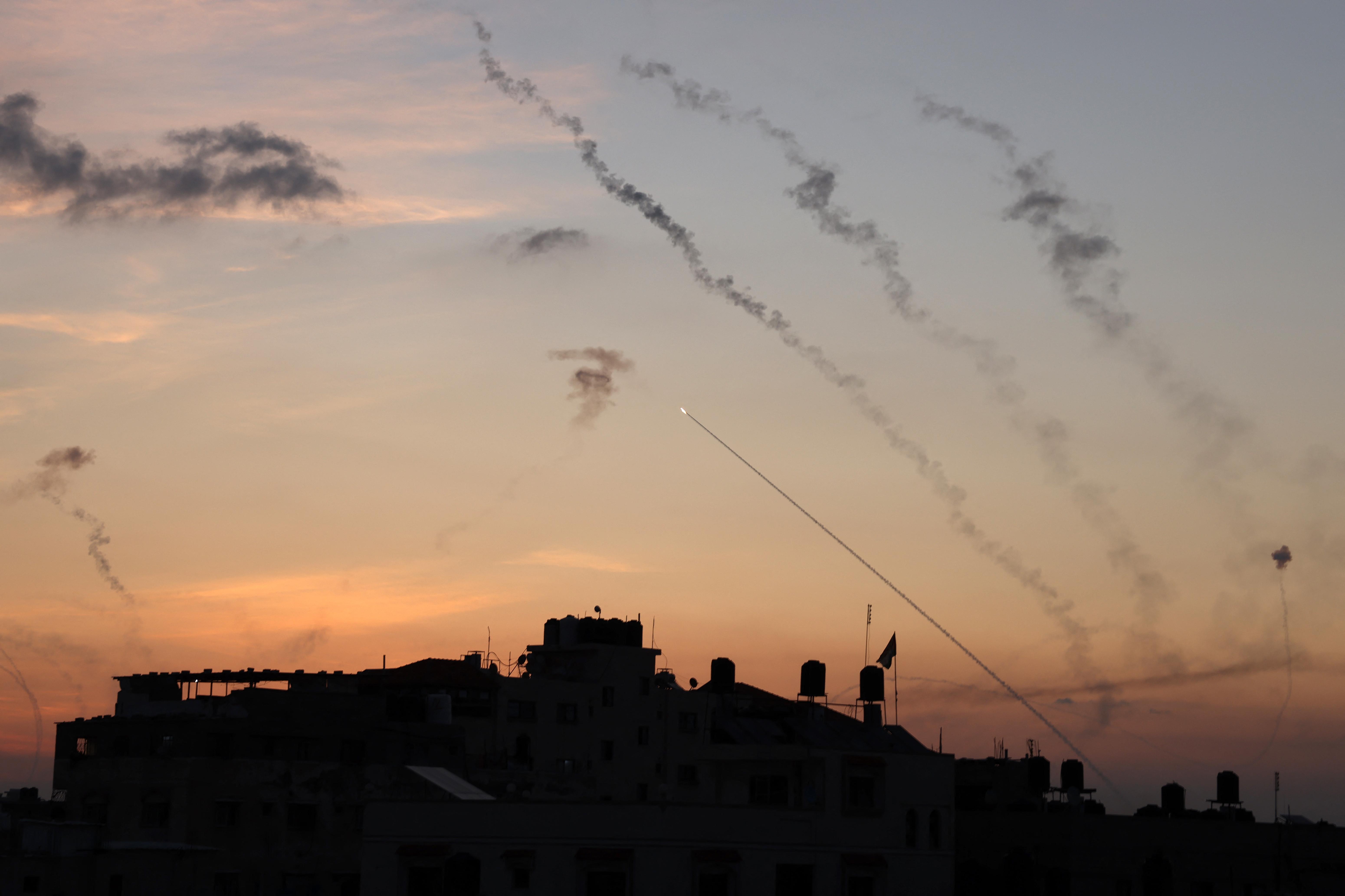 Hamas lan&ccedil;ou m&iacute;sseis contra Israel