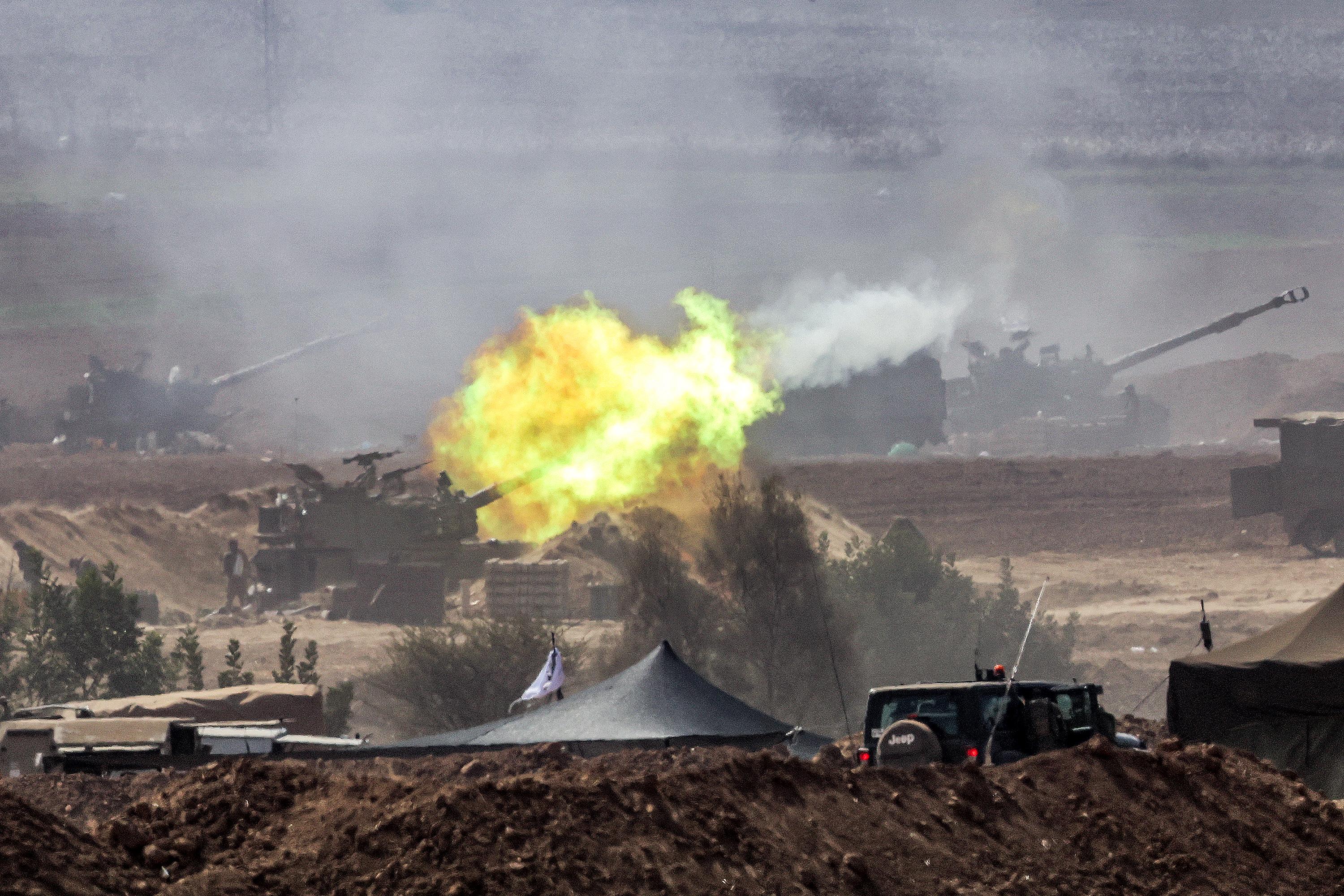 Ex&eacute;rcito israelense dispara perto da fronteira com Gaza nesta quinta-feira