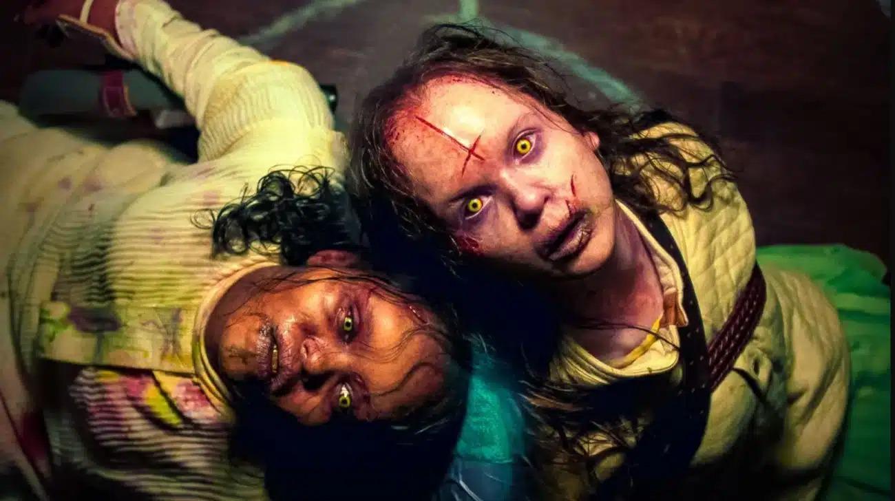 As amigas Angela e Katherine s&atilde;o possu&iacute;das por uma for&ccedil;a maligna em filme que n&atilde;o assusta ningu&eacute;m, mas provoca muito sono