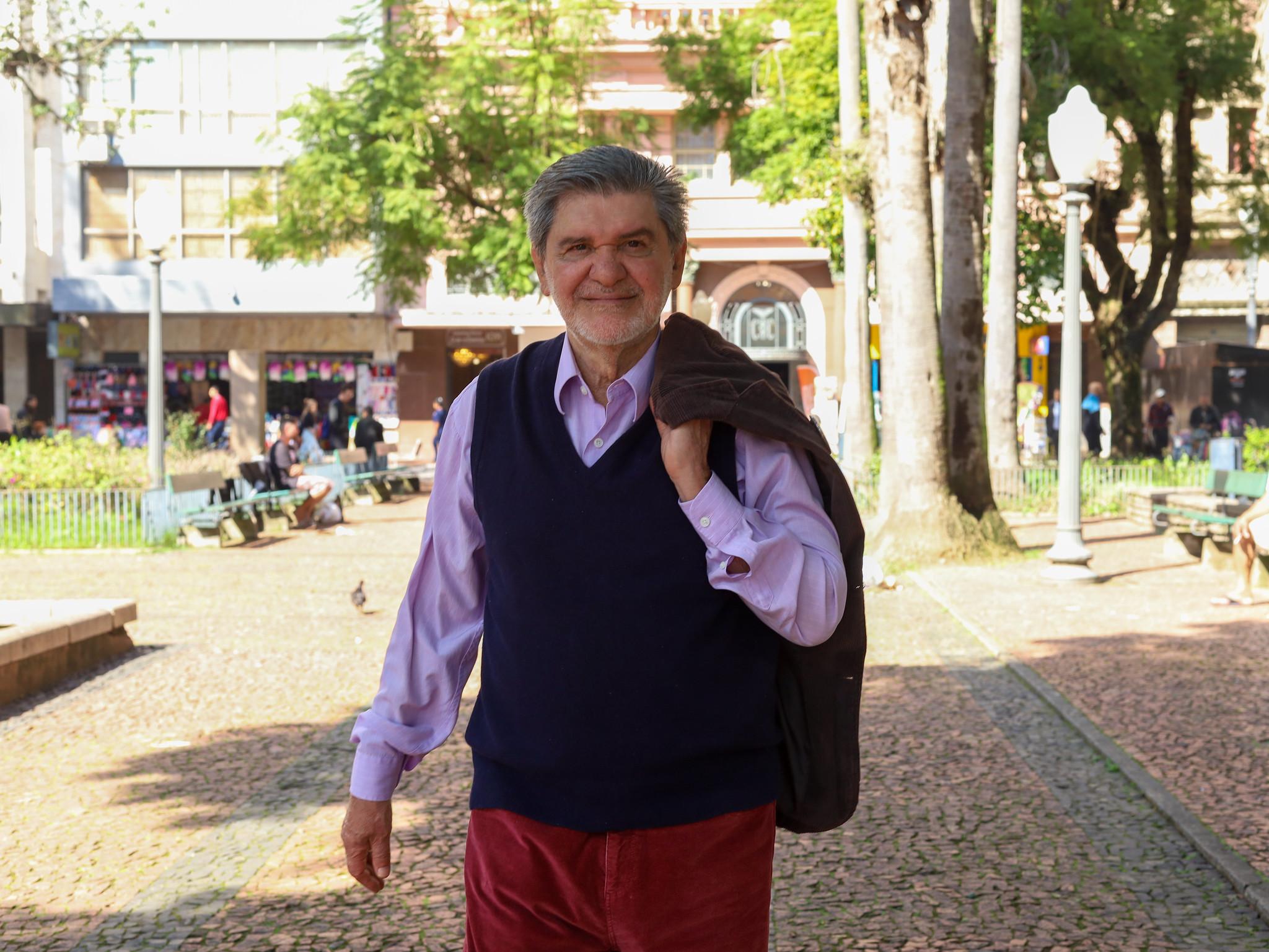 O patrono da 69&ordf; Feira do Livro de Porto Alegre &eacute; Tabajara Ruas