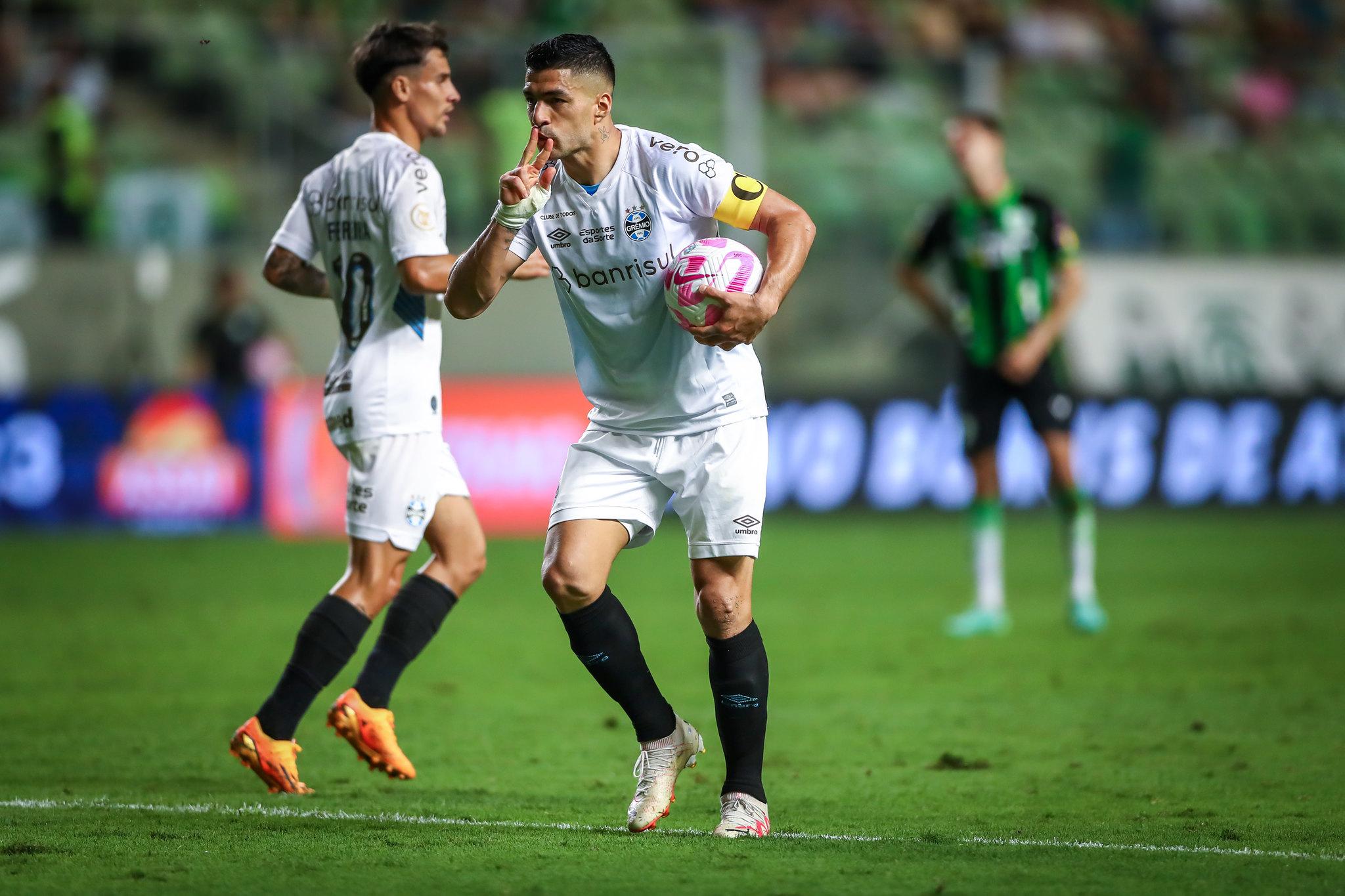 Su&aacute;rez tem influ&ecirc;ncia direta em mais da metade dos pontos do Gr&ecirc;mio no Brasileir&atilde;o