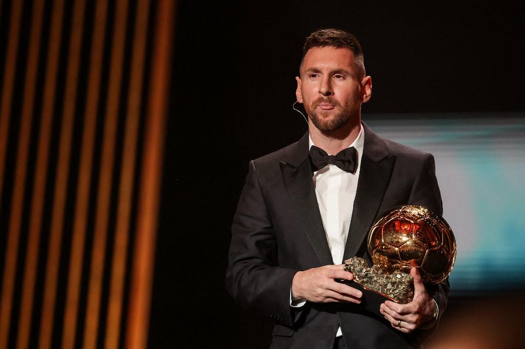 Messi confirma favoritismo e vence oitava Bola de Ouro de 2023