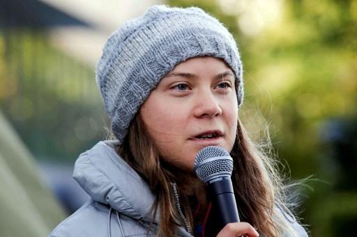 O movimento de Thunberg, 'Sextas-feiras para o Futuro', denunciou o "genoc&iacute;dio" na Faixa de Gaza