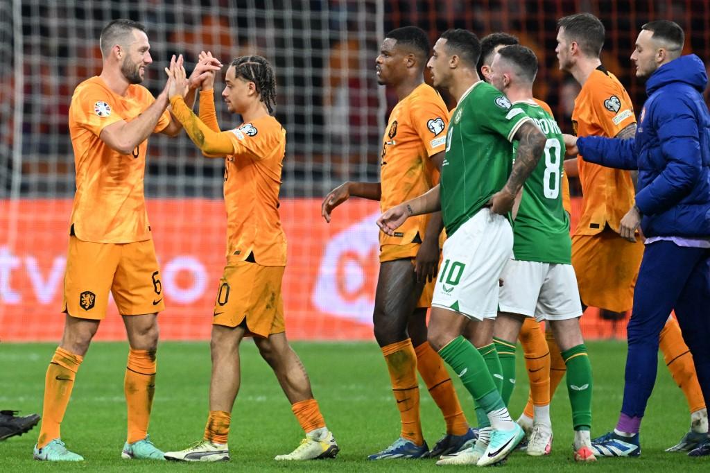 Holanda vence Irlanda e garante vaga na Eurocopa 2024