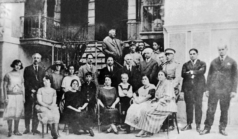 Palacete onde estava acontecendo a confer&ecirc;ncia da paz, Bag&eacute;