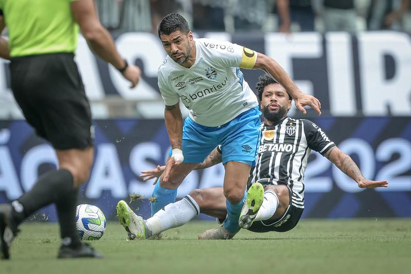 Su&aacute;rez foi o melhor jogador do Gr&ecirc;mio hoje em Belo Horizonte