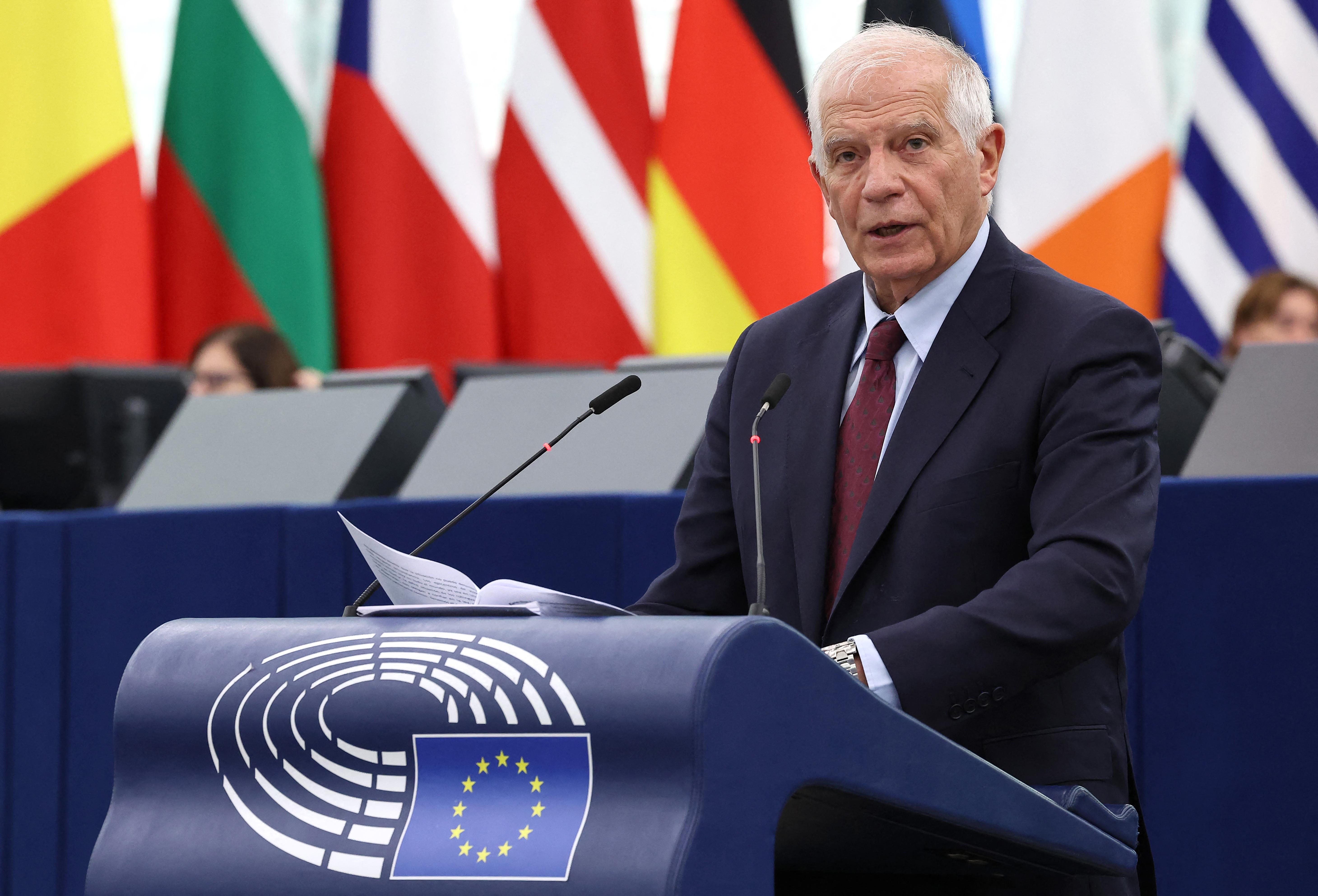 Chefe da diplomacia da UE pede tr&eacute;gua duradoura entre Israel e Hamas