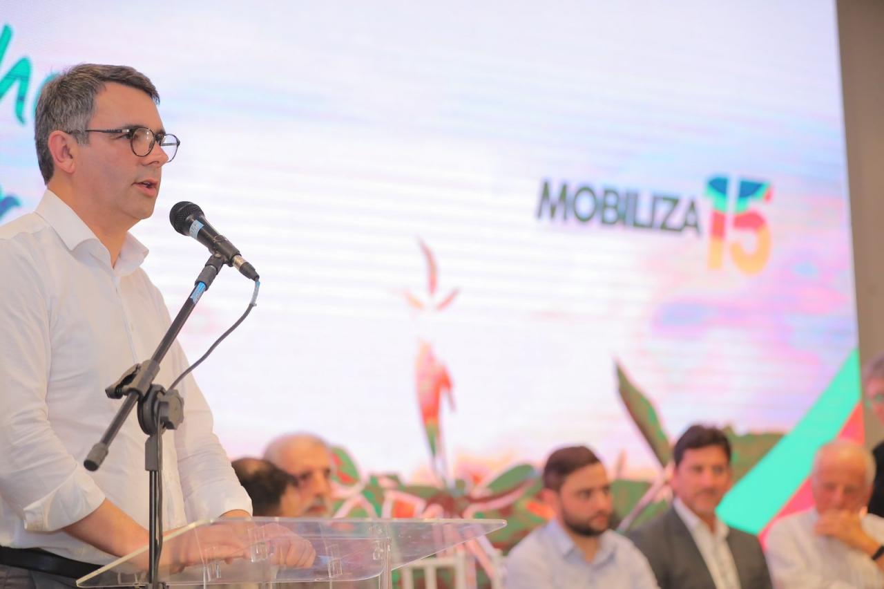 Presidente F&aacute;bio Branco diz que MDB &eacute; um "partido que respeita do 'D' de democr&aacute;tico"