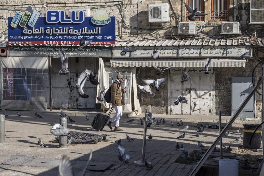 Nas ruas de Jerusal&eacute;m Oriental, movimento foi pequeno em fun&ccedil;&atilde;o da greve