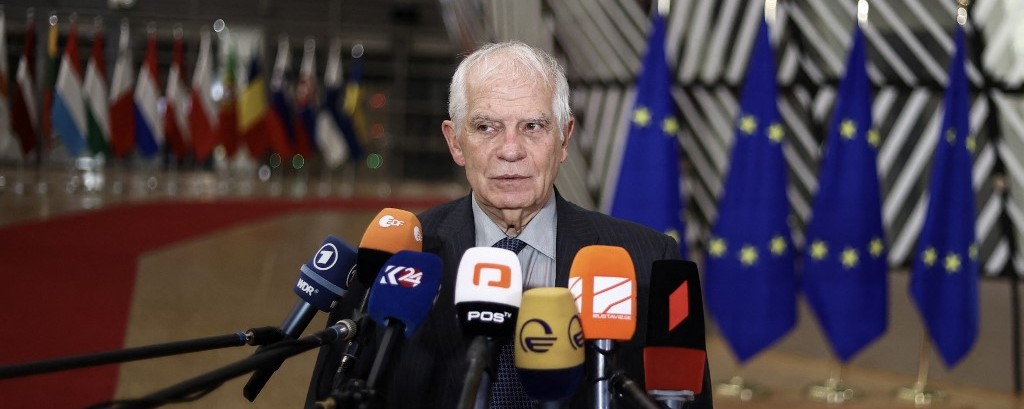 Borrell deu declaração após reunião dos ministros das Relações Exteriores da UE Borrell deu declaração após reunião dos ministros das Relações Exteriores da UE