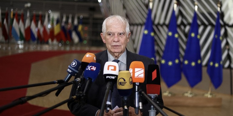 Borrell deu declaração após reunião dos ministros das Relações Exteriores da UE Borrell deu declaração após reunião dos ministros das Relações Exteriores da UE