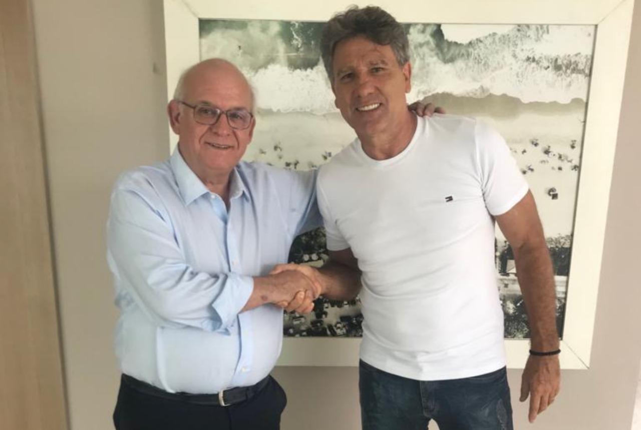 Romildo Bolzan e Renato Portaluppi est&atilde;o na fase de ajustes, que antecede o an&uacute;ncio da renova&ccedil;&atilde;o