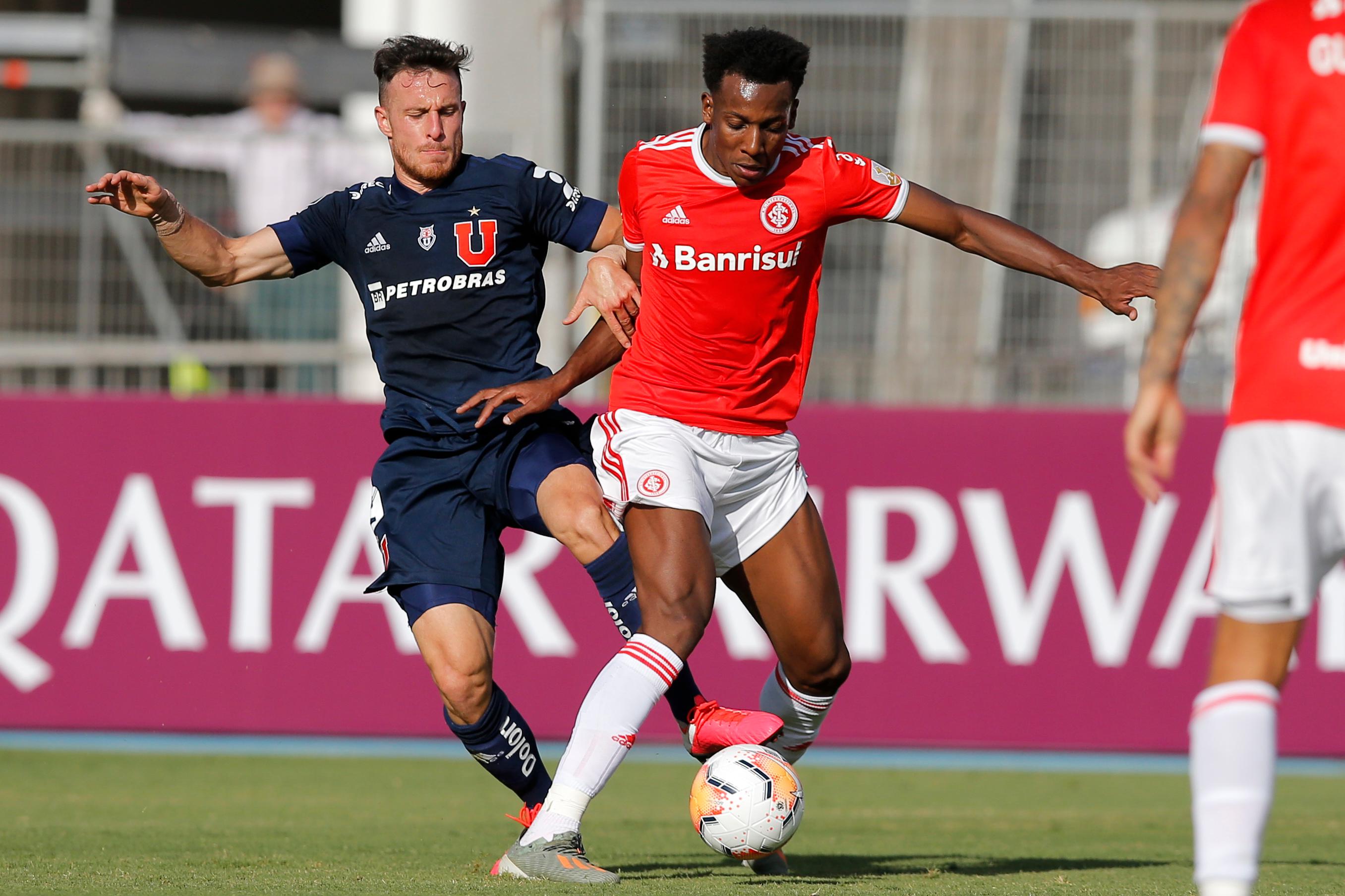O Inter empatou com a Universidad do Chile, em 0 a 0, nesta ter&ccedil;a-feira (04), no Est&aacute;dio Nacional, em Santiago.