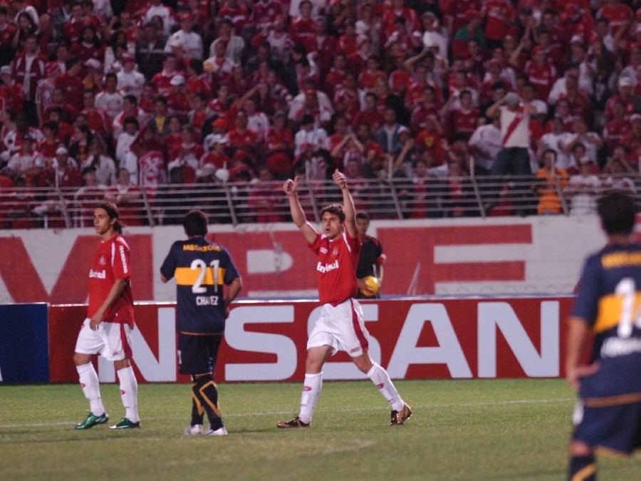 Inter eliminou o Boca Juniors em 2008 Inter eliminou o Boca Juniors em 2008