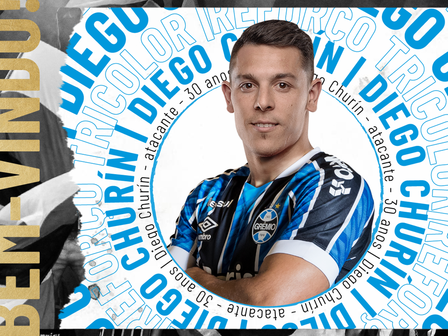 Diego Churín assinou contrato com o Tricolor por duas temporadas, até  2022, com possibilidade de prorrogação para até o final de 2023 Diego Churín assinou contrato com o Tricolor por duas temporadas, até  2022, com possibilidade de prorrogação para até o final de 2023