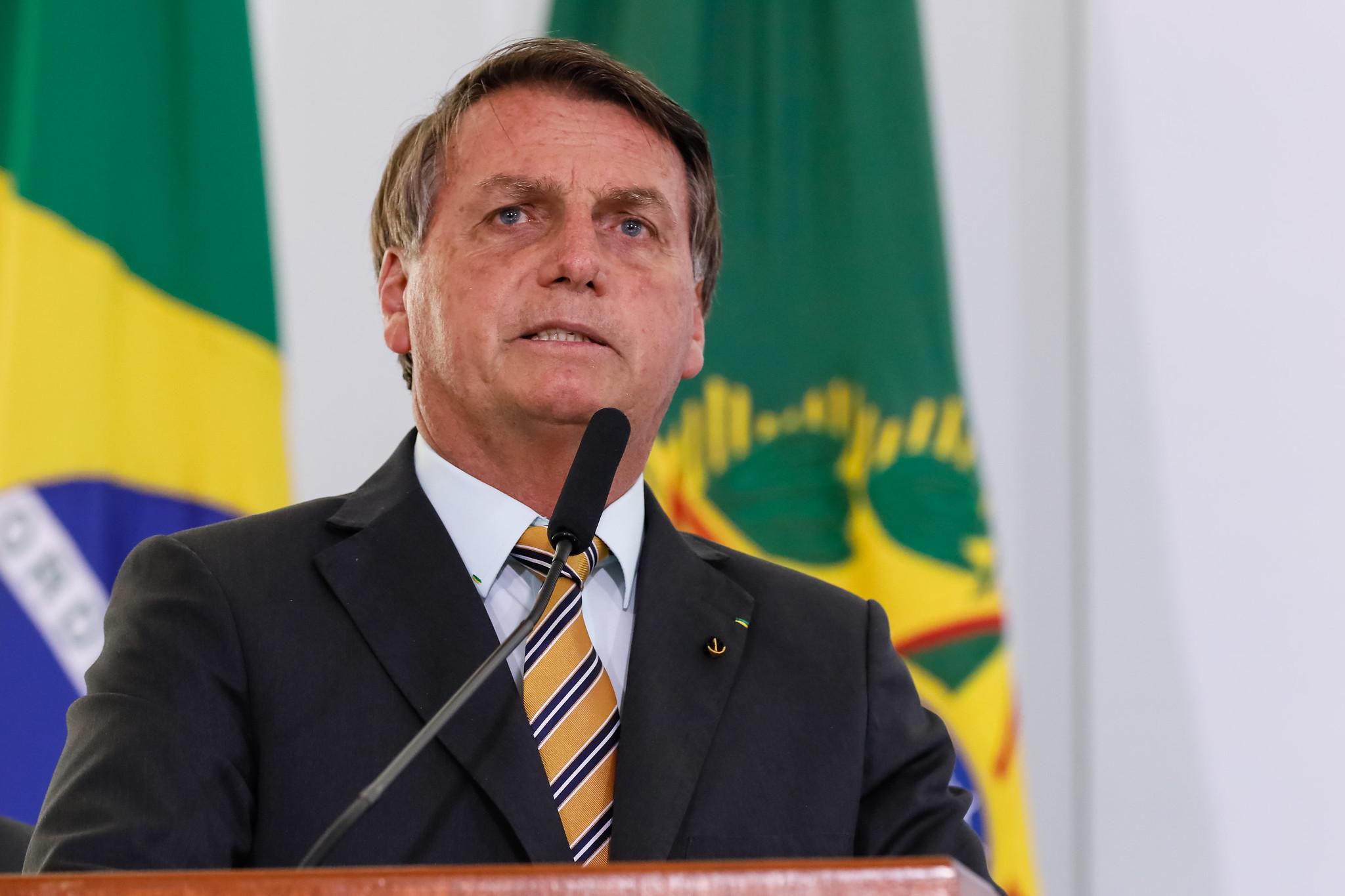 Bolsonaro reagiu e disse que uma solu&ccedil;&atilde;o &ldquo;apenas pela diplomacia n&atilde;o d&aacute;&rdquo; nessa situa&ccedil;&atilde;o