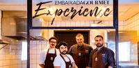 O quarteto de chefs do EG Experience: Douglas Barcellos, Vinícius Gomes Cézar, Marcelo Salem e Luis Caballero