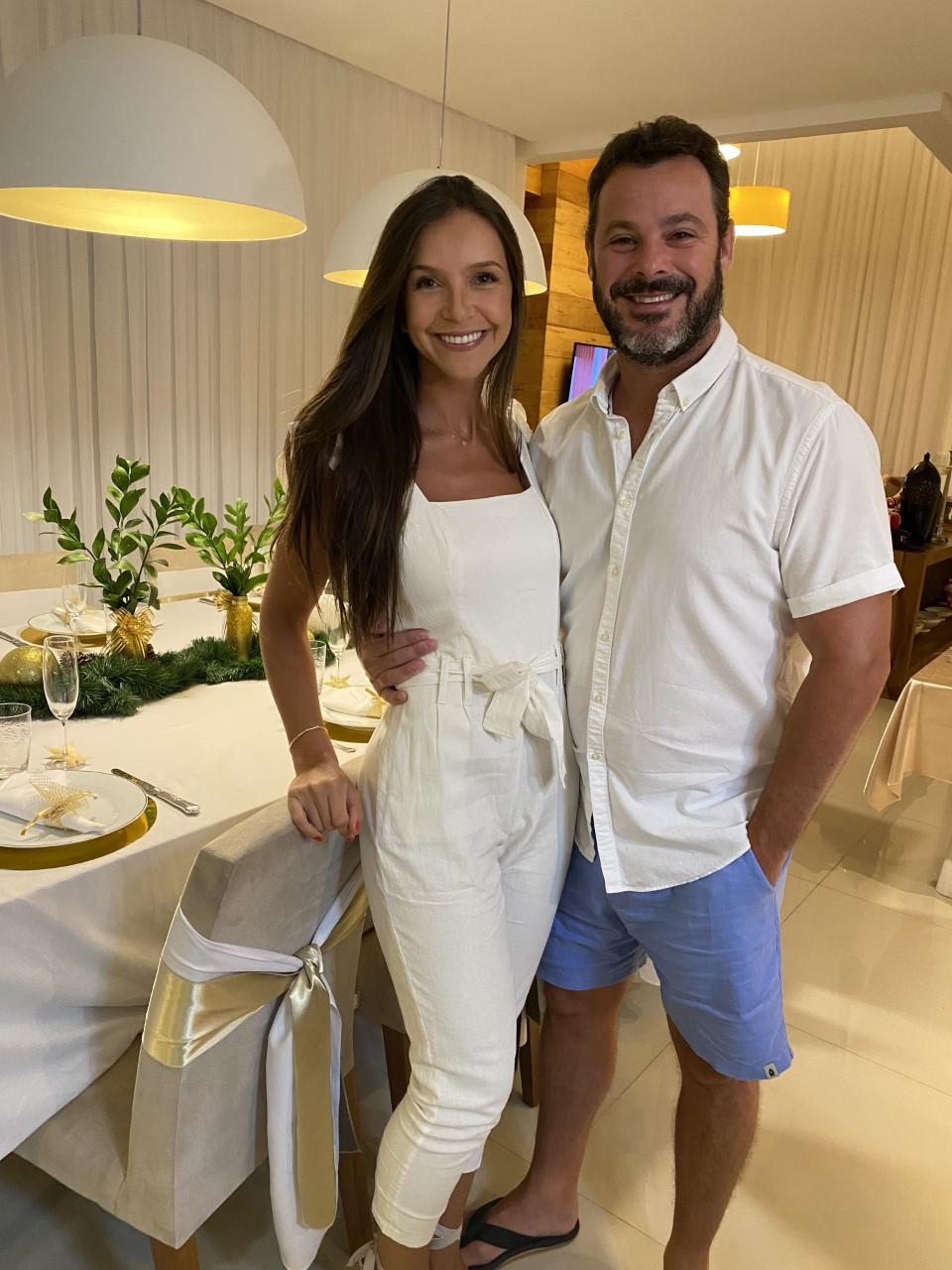 Bruna Policarpo e o seu amado Thiago Cabral