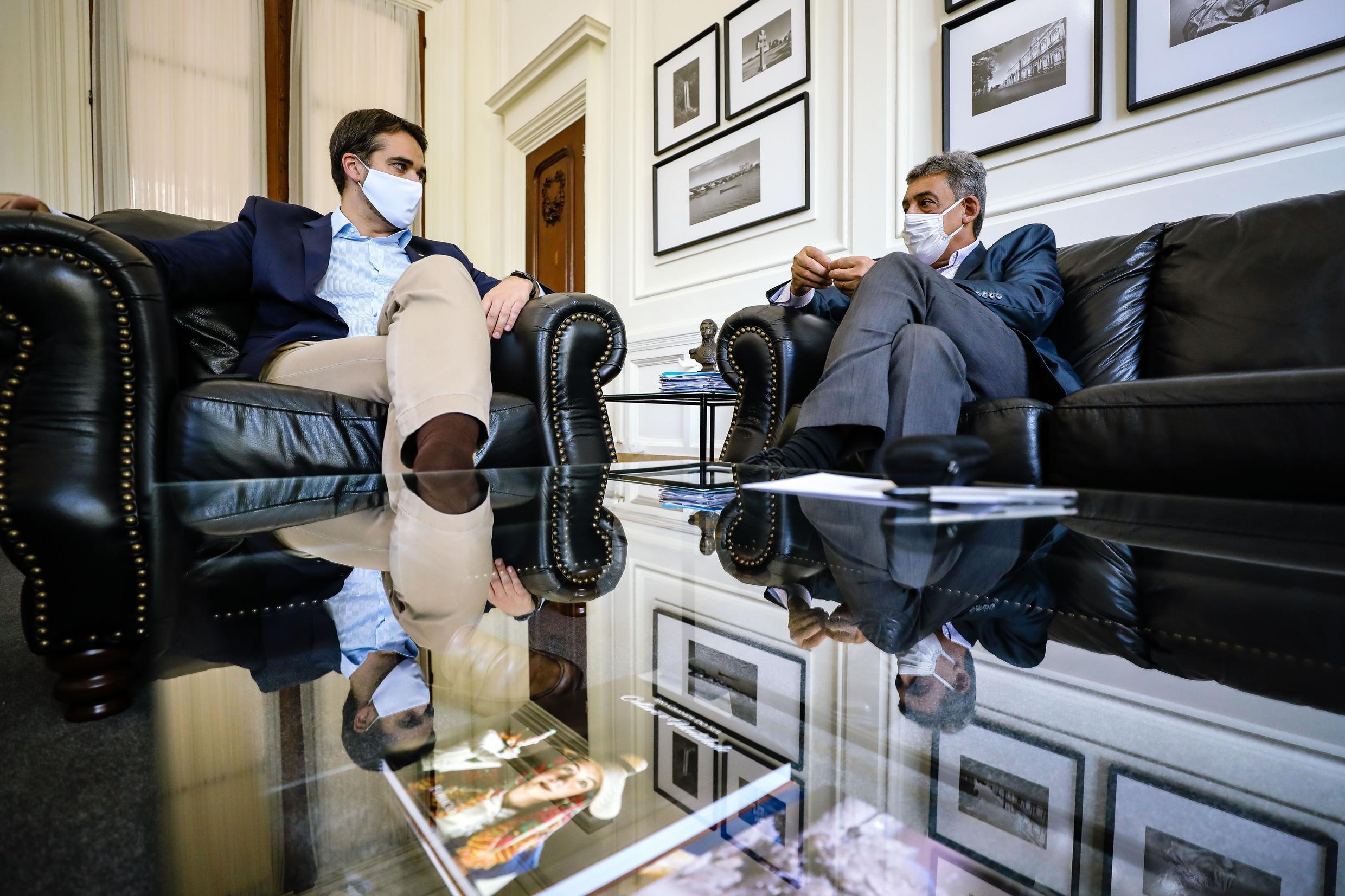 Melo esteve reunido com o governador buscando achar converg&ecirc;ncias no enfrentamento &agrave; pandemia