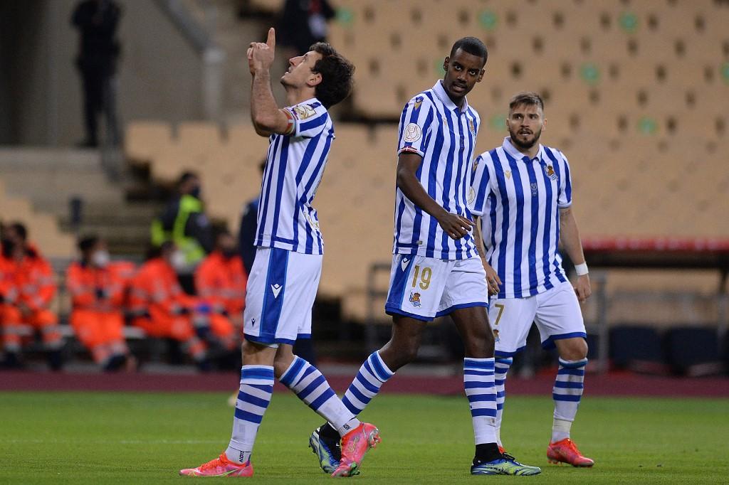 Mikel Oyarzabal marcou o gol do t&iacute;tulo Real Sociedad na Copa do Rei