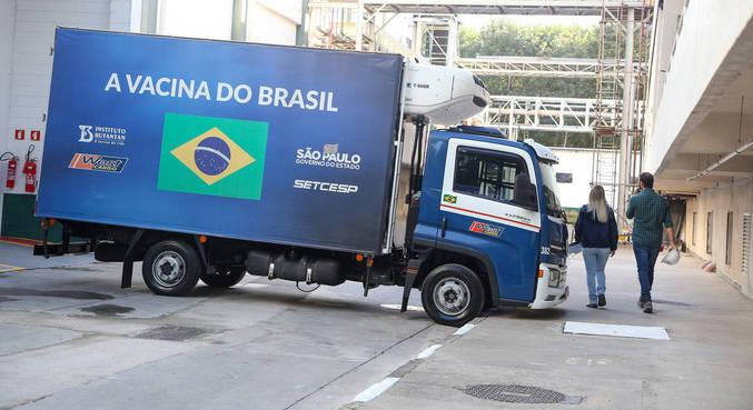 SP recebe insumos para produzir 5 milh&otilde;es de doses da CoronaVac