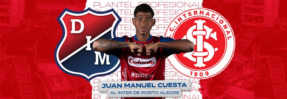 Juan Manuel Cuesta deve ser jogador do Inter