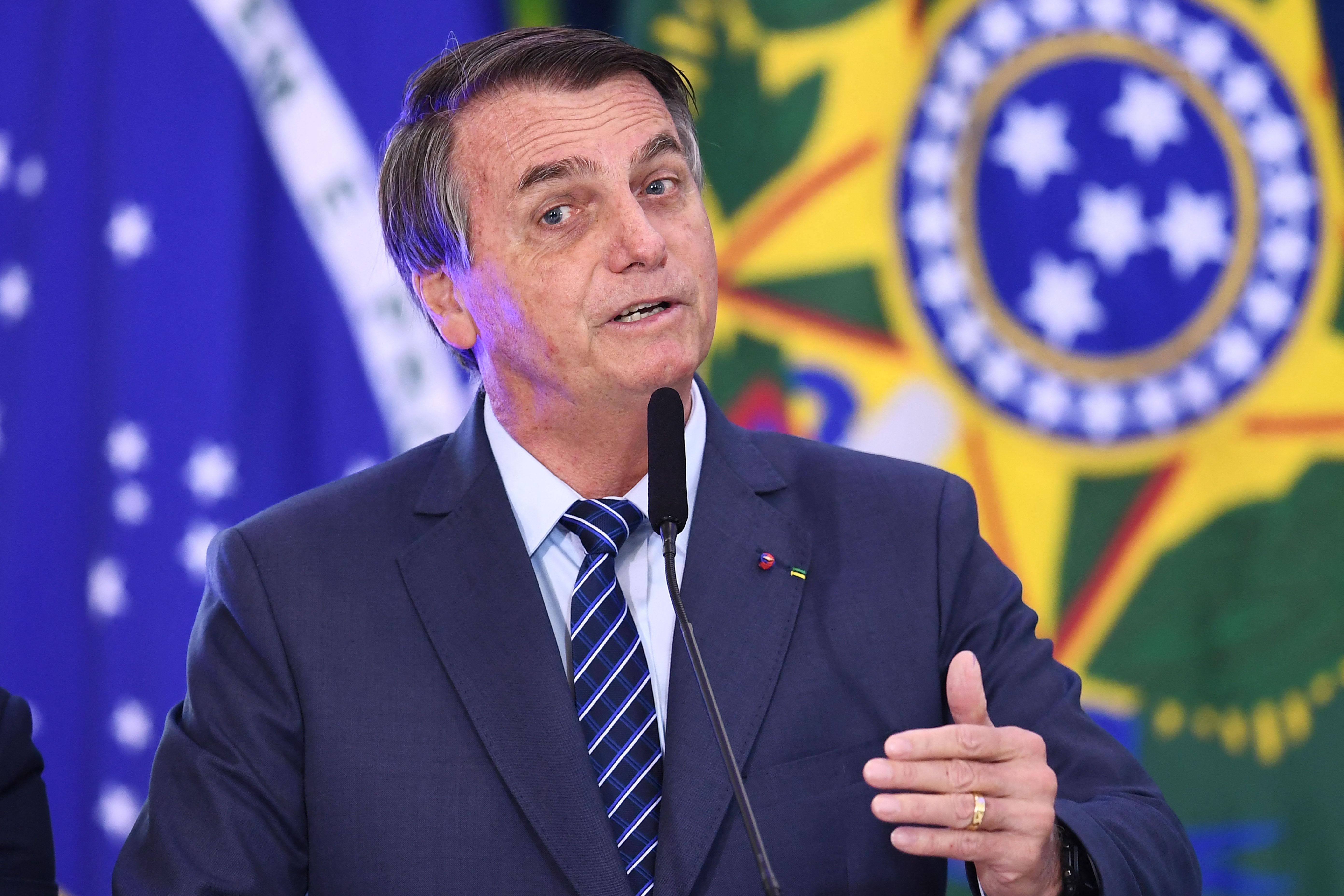 Bolsonaro falou sobre os atos a seu favor realizados no &uacute;ltimo s&aacute;bado