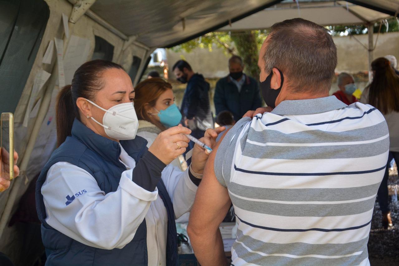 Durante a manh&atilde;, o movimento foi tranquilo na maioria dos pontos de vacina&ccedil;&atilde;o