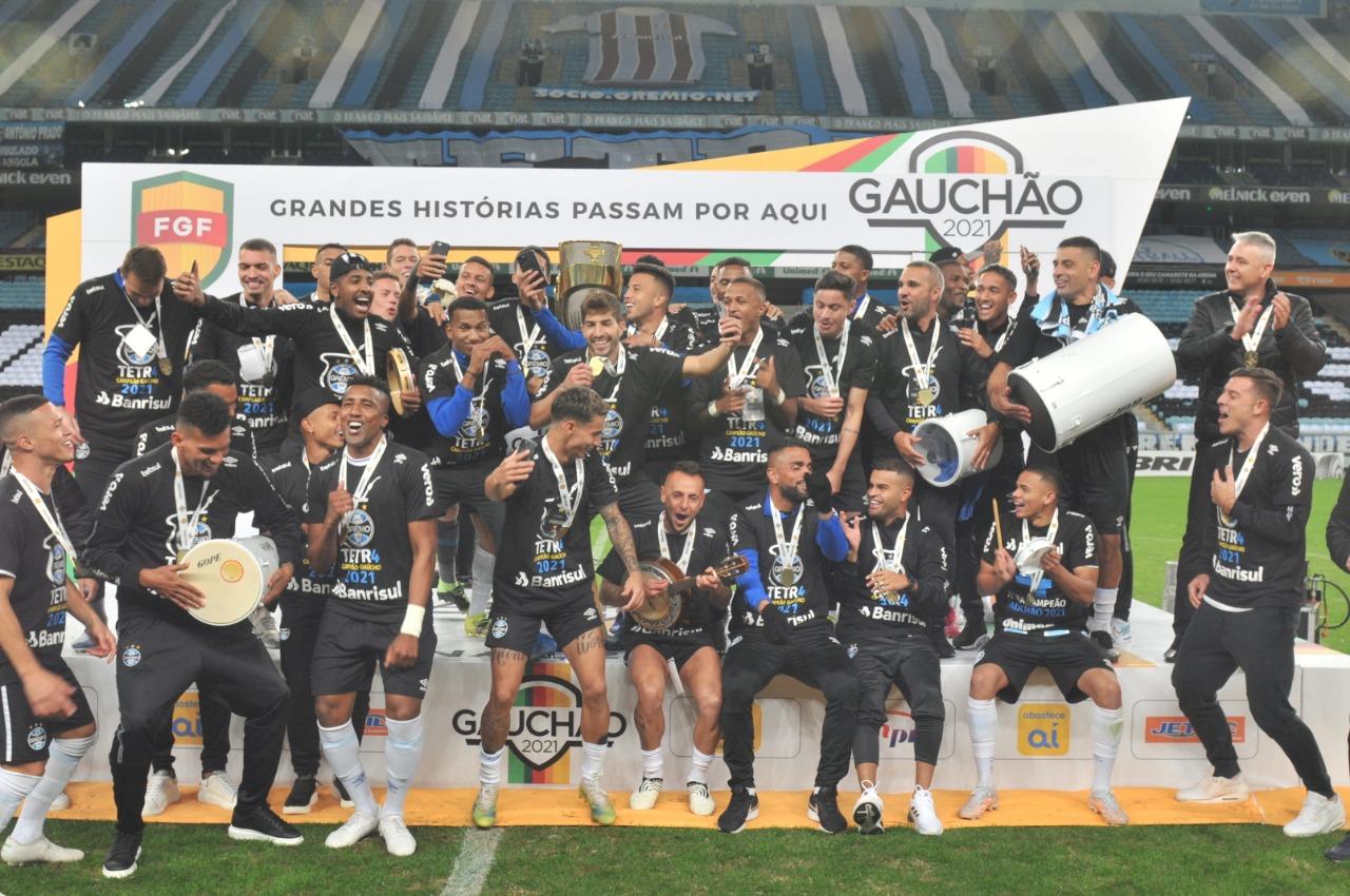 Gr&ecirc;mio foi tetra na Arena