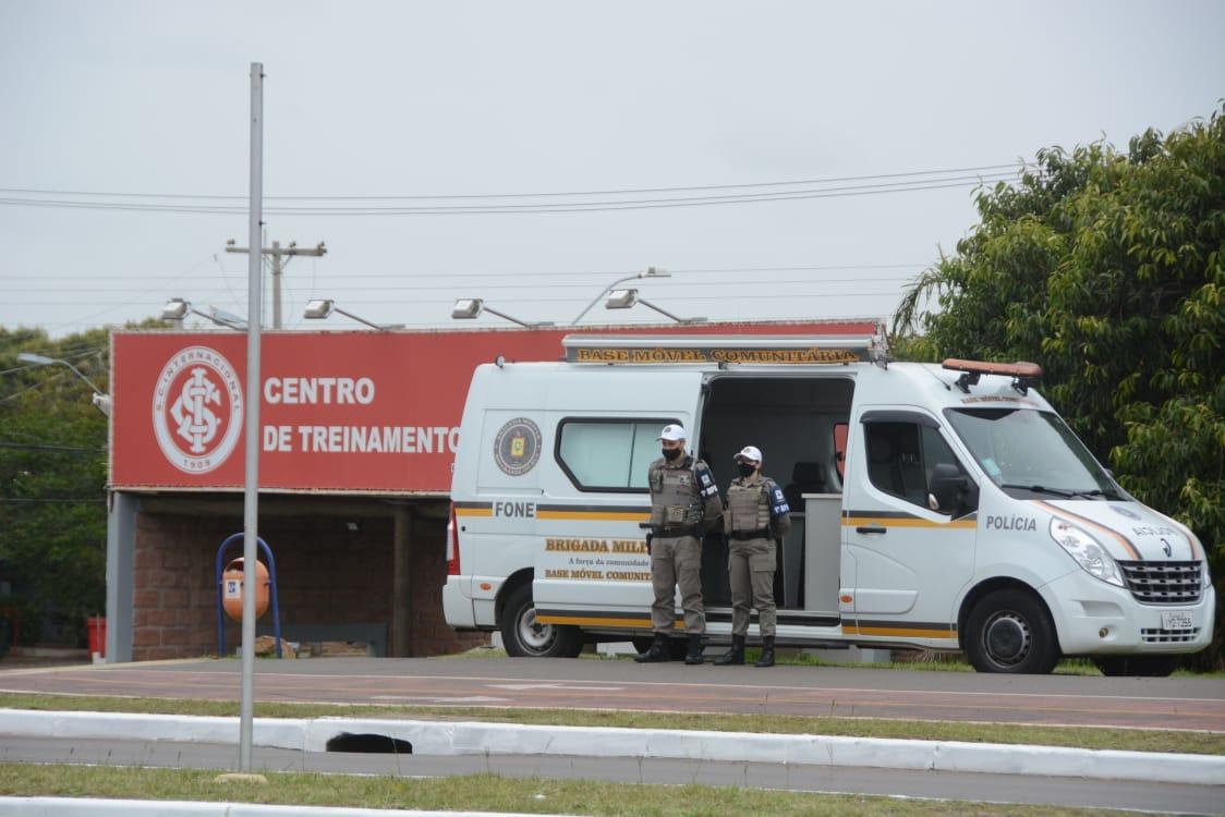 Clima foi tranquilo no CT Parque Gigante