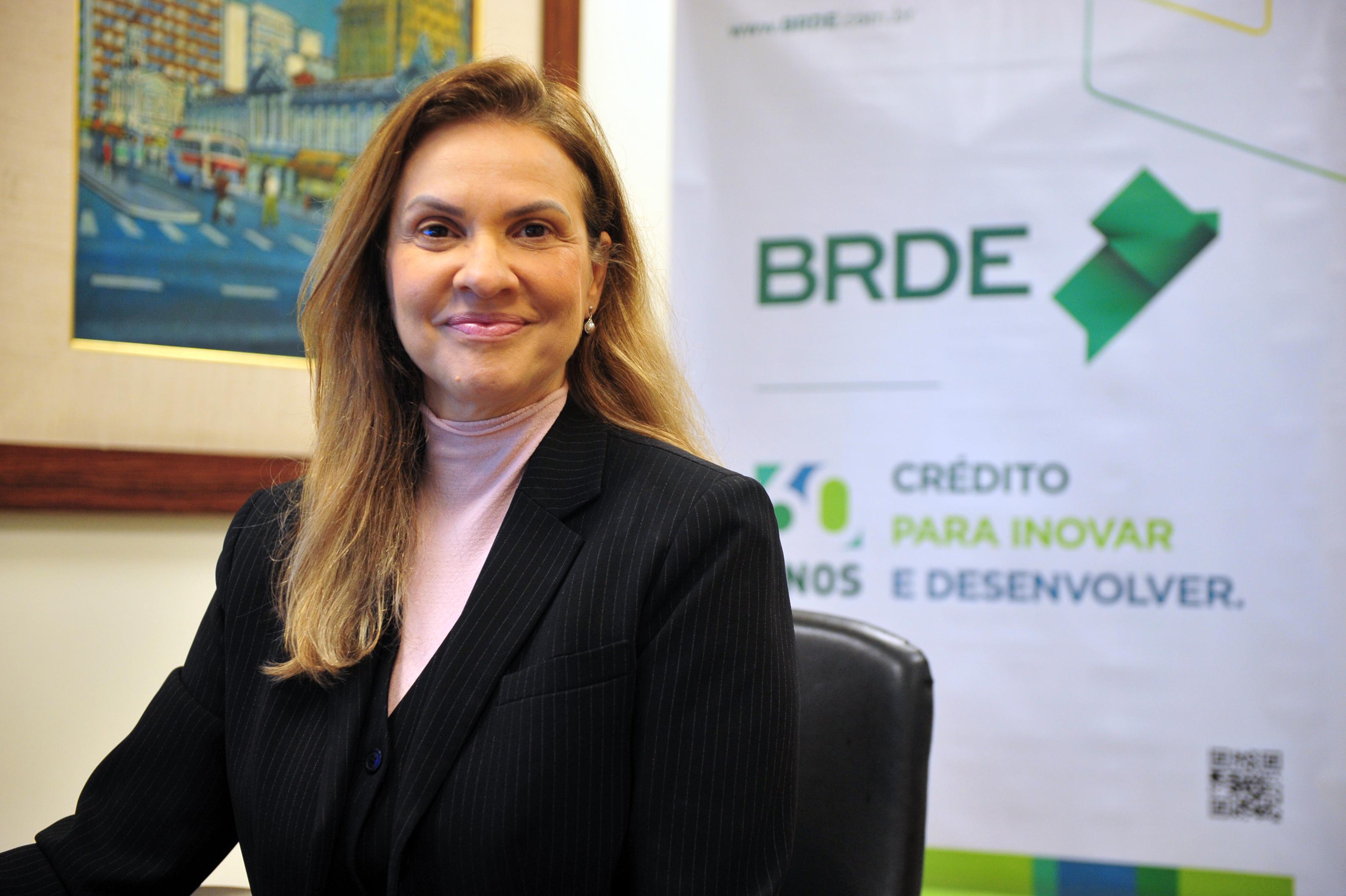 Leany Lemos, presidente do BRDE