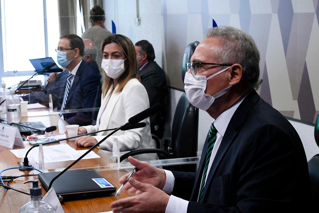 Relator Renan Calheiros fez as perguntas, mas o empres&aacute;rio Carlos Wizard fez uso do direito de ficar calado na CPI da Covid