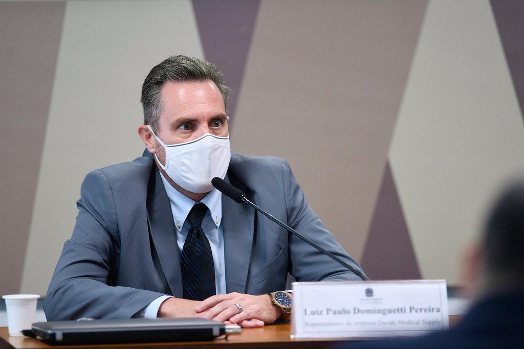Representante Luiz Paulo Dominguetti Pereira afirmou que o deputado Lu&iacute;s Miranda procurou sua empresa com o objetivo de negociar a compra de vacinas da AstraZeneca