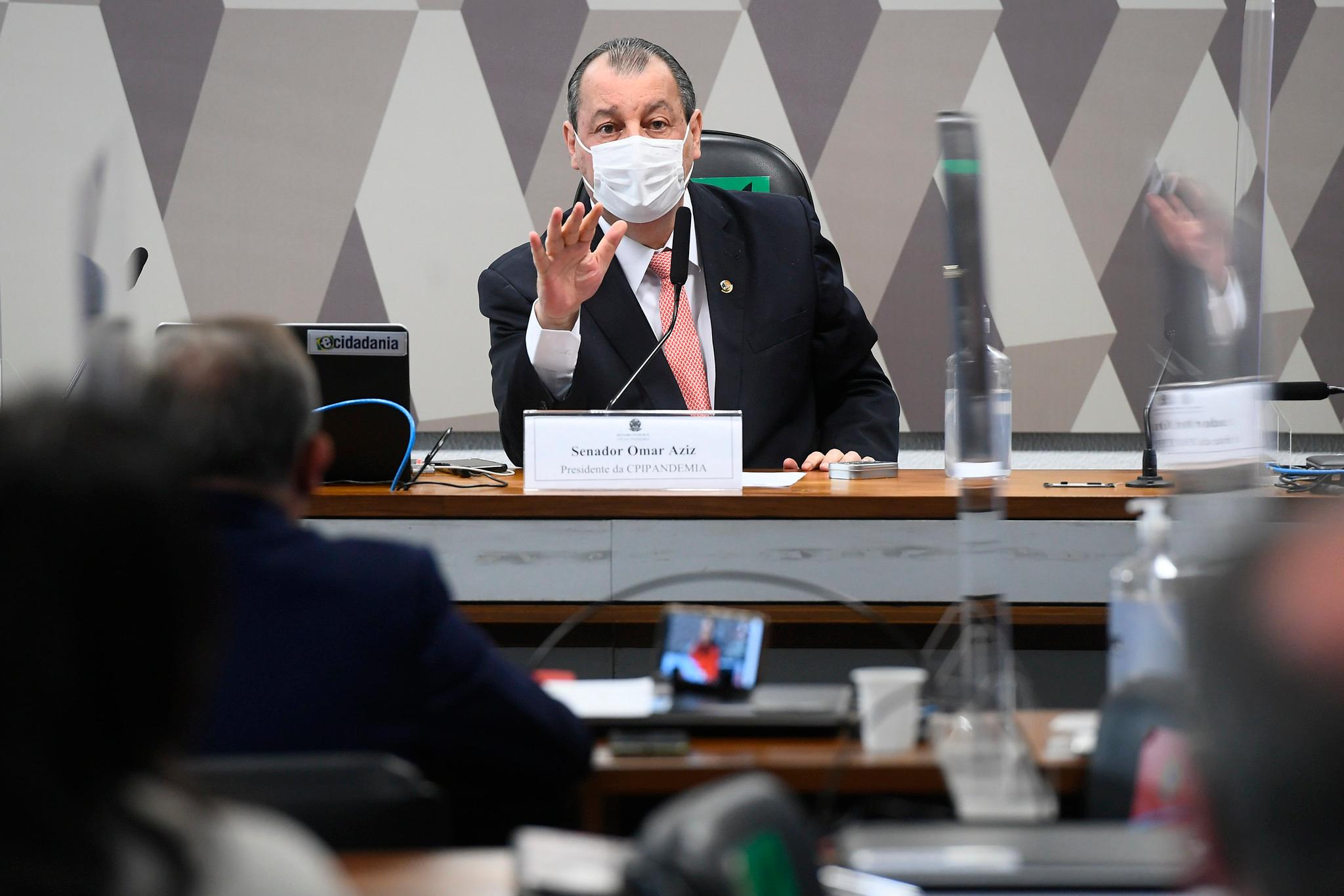 Afirma&ccedil;&atilde;o de Aziz ocorreu durante depoimento da servidora Regina C&eacute;lia Silva Oliveira