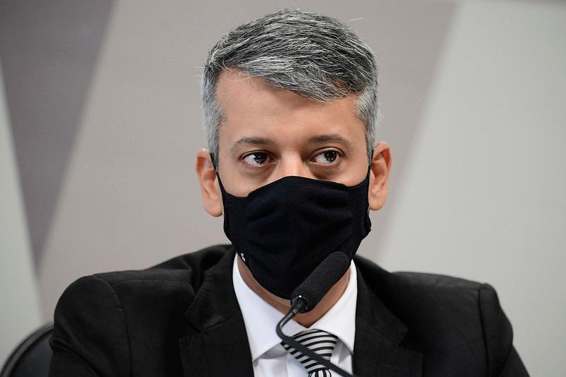 Roberto Ferreira Dias dep&otilde;e nesta quarta-feira &agrave; CPI da Covid