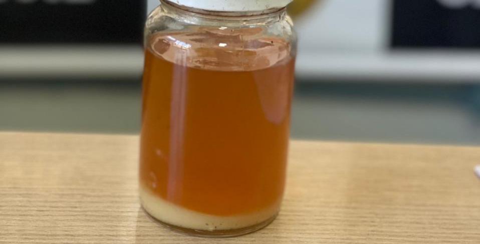 Um pote de vidro contendo o alucin&oacute;geno foi apreendido