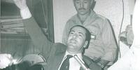 Comandante do 4º RPMON Celatilo Escobar e o governado Leonel de Moura Brizola na Legalidade.