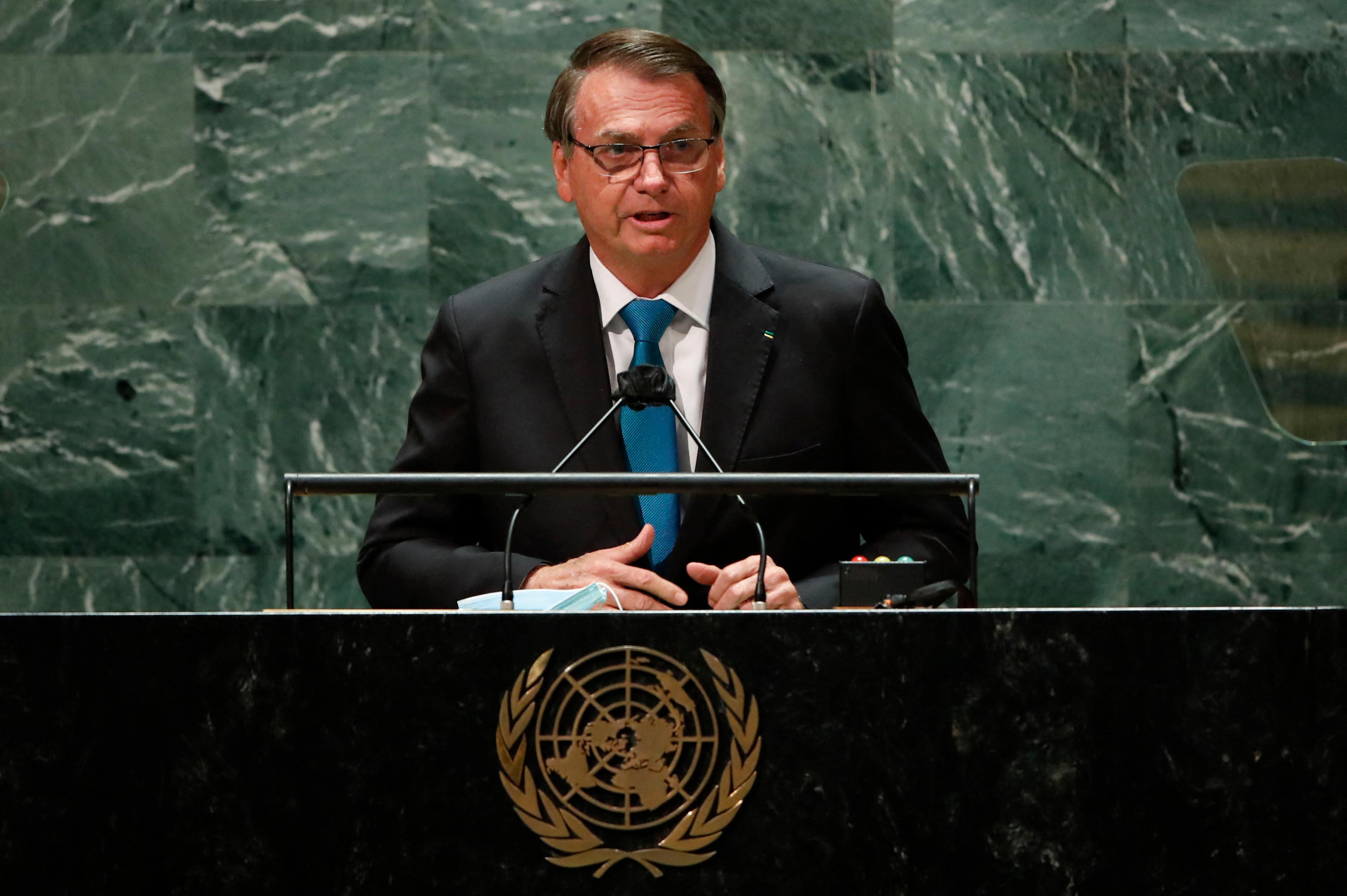 Bolsonaro discursa na ONU