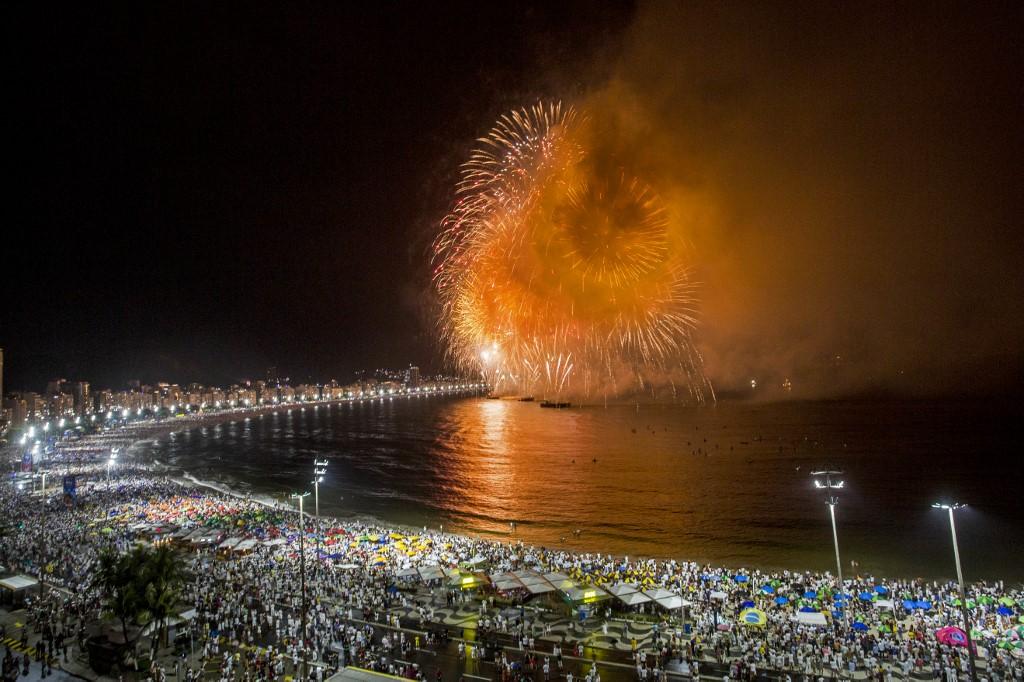 Mais de 110 pessoas foram atendidas em postos m&eacute;dicos montados no local para a festa de Ano Novo