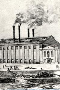 Projeto da Usina do Gasomêtro, em 1926.