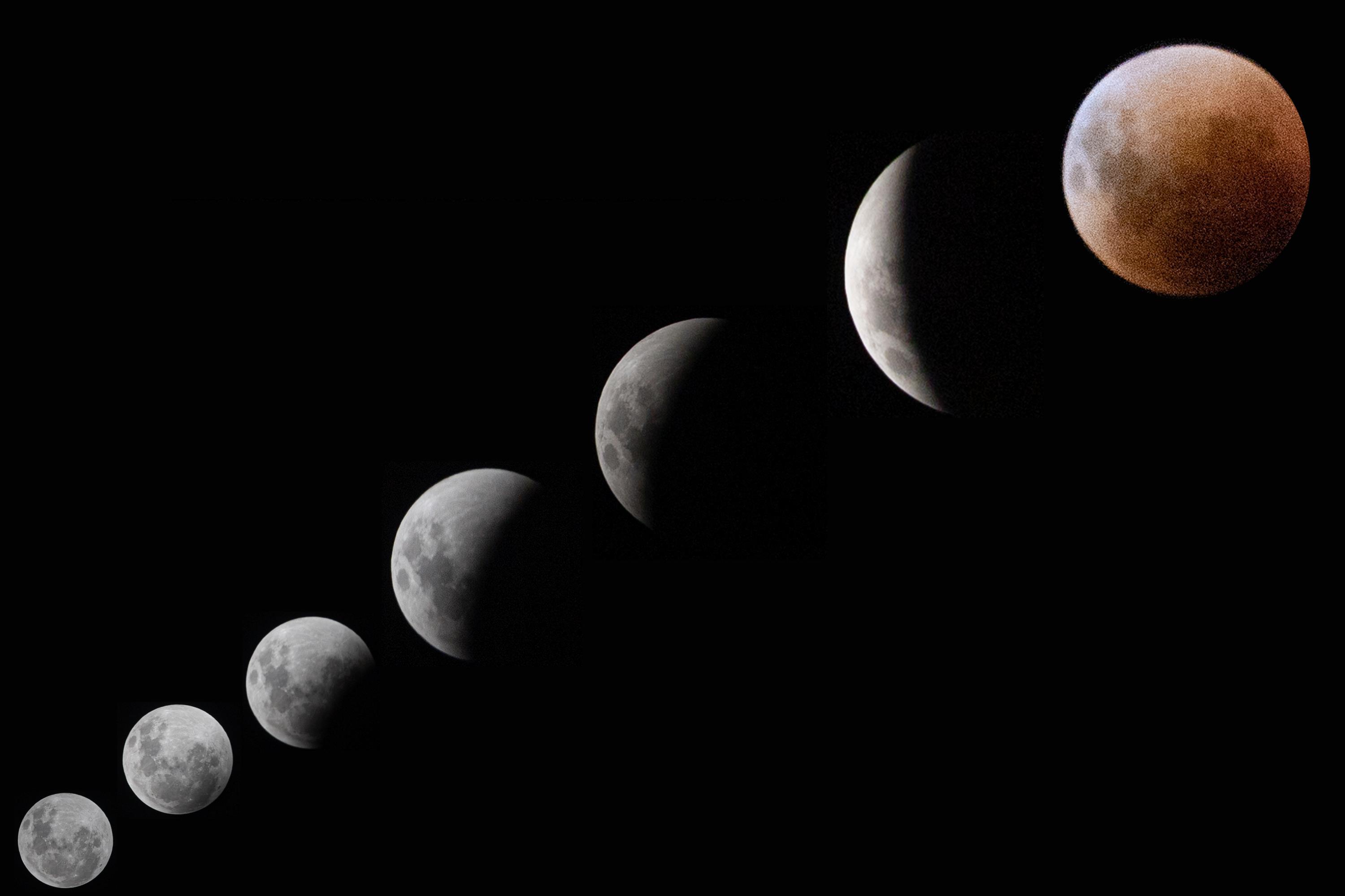 Eclipse lunar chama a aten&ccedil;&atilde;o em Pelotas 