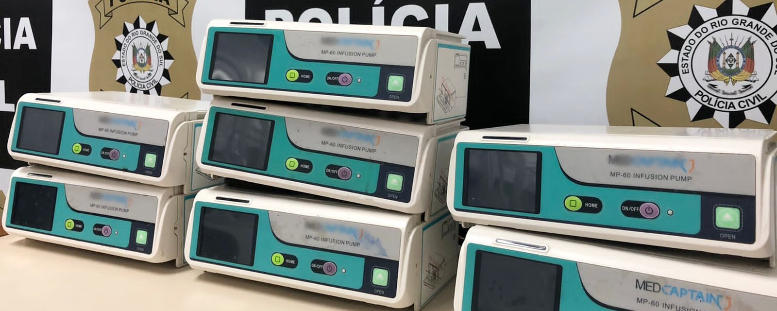Bombas de infusão estavam em clínicas veterinárias Bombas de infusão estavam em clínicas veterinárias