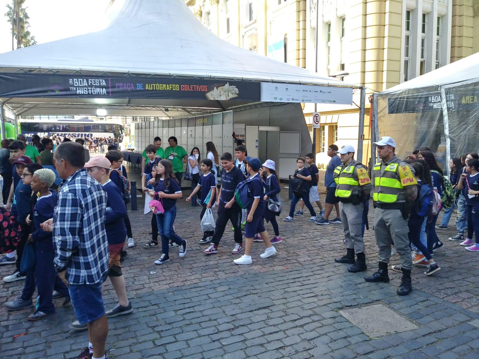 A pol&iacute;cia militar do estado do Rio Grande do Sul est&aacute; com seu posto avan&ccedil;ado na 68&ordf; edi&ccedil;&atilde;o da feira