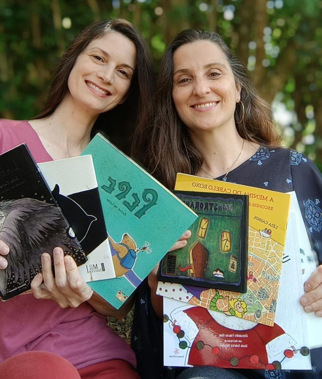 Gisele Federizzi e Catherine De Le&oacute;n s&atilde;o ilustradoras e trazem suas obras &agrave; feira do livro, promovendo v&aacute;rias oficinas.
