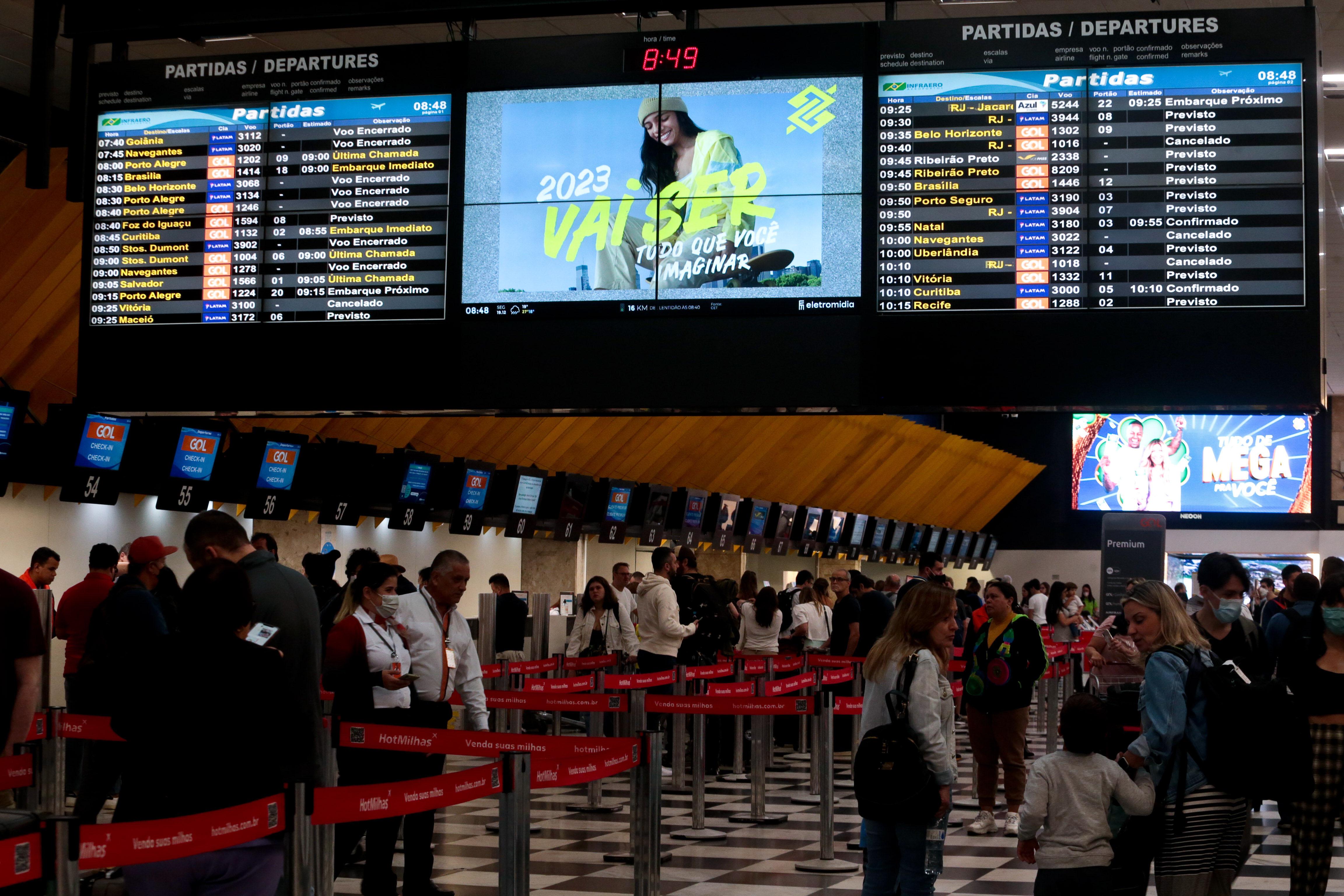 Funcion&aacute;rios das companhias a&eacute;reas querem recomposi&ccedil;&atilde;o das perdas inflacion&aacute;rias 