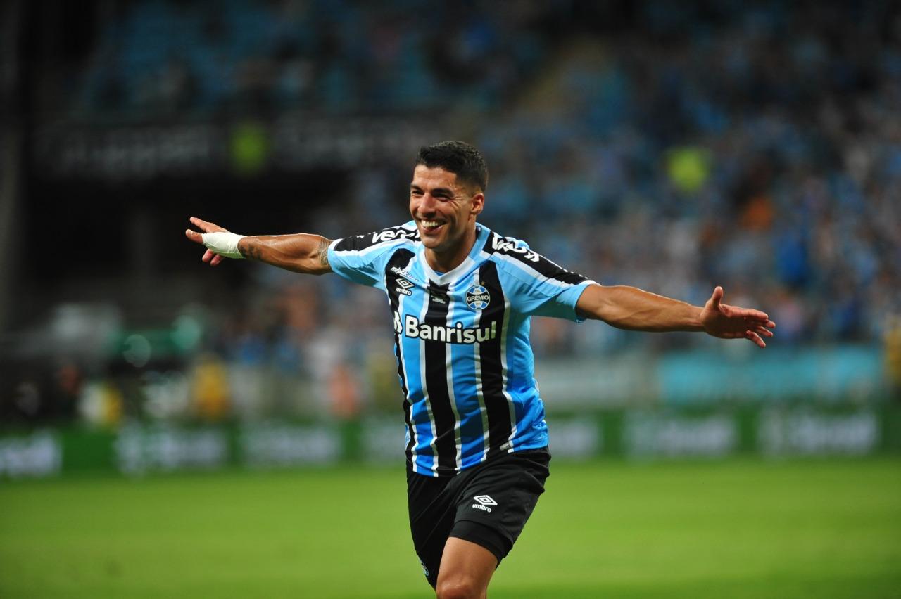 Su&aacute;rez &eacute; o artilheiro do Gr&ecirc;mio na temporada