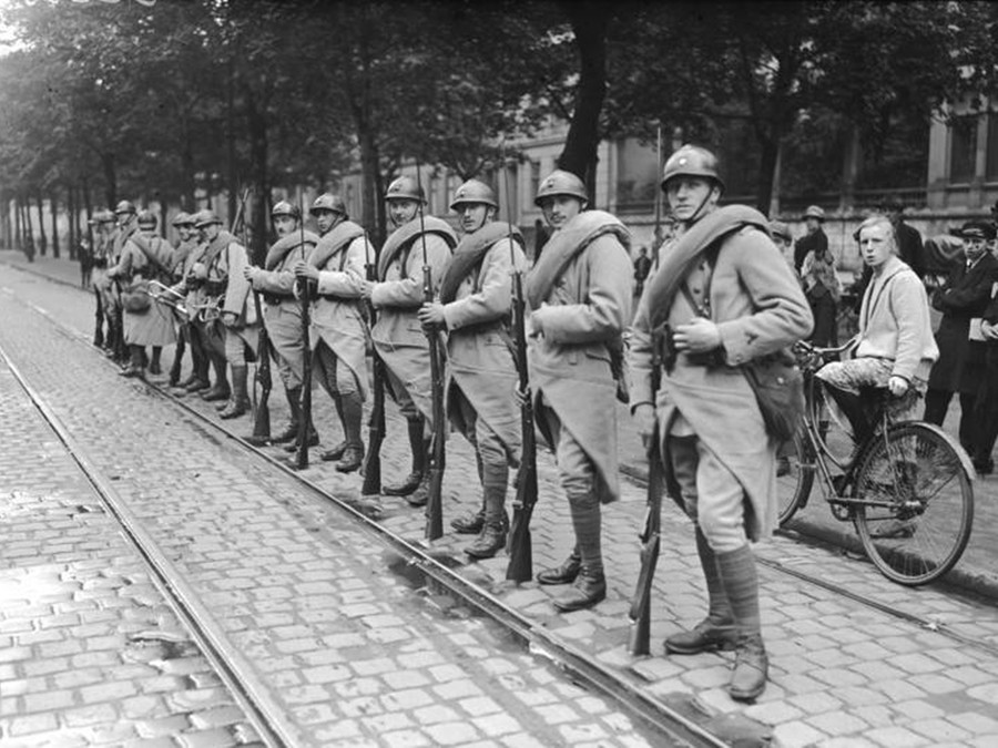 As consequências da invasão do Ruhr pela França eram imprevisíveis As consequências da invasão do Ruhr pela França eram imprevisíveis