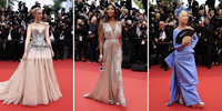 Elle Fanning, Naomi Campbell e Helen Mirren se destacaram no tapete vermelho de Cannes