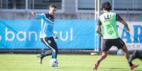 Vina participou do jogo-treino desta terça-feira