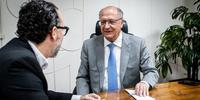 Ministro do Desenvolvimento e vice-presidente Geraldo Alckmin